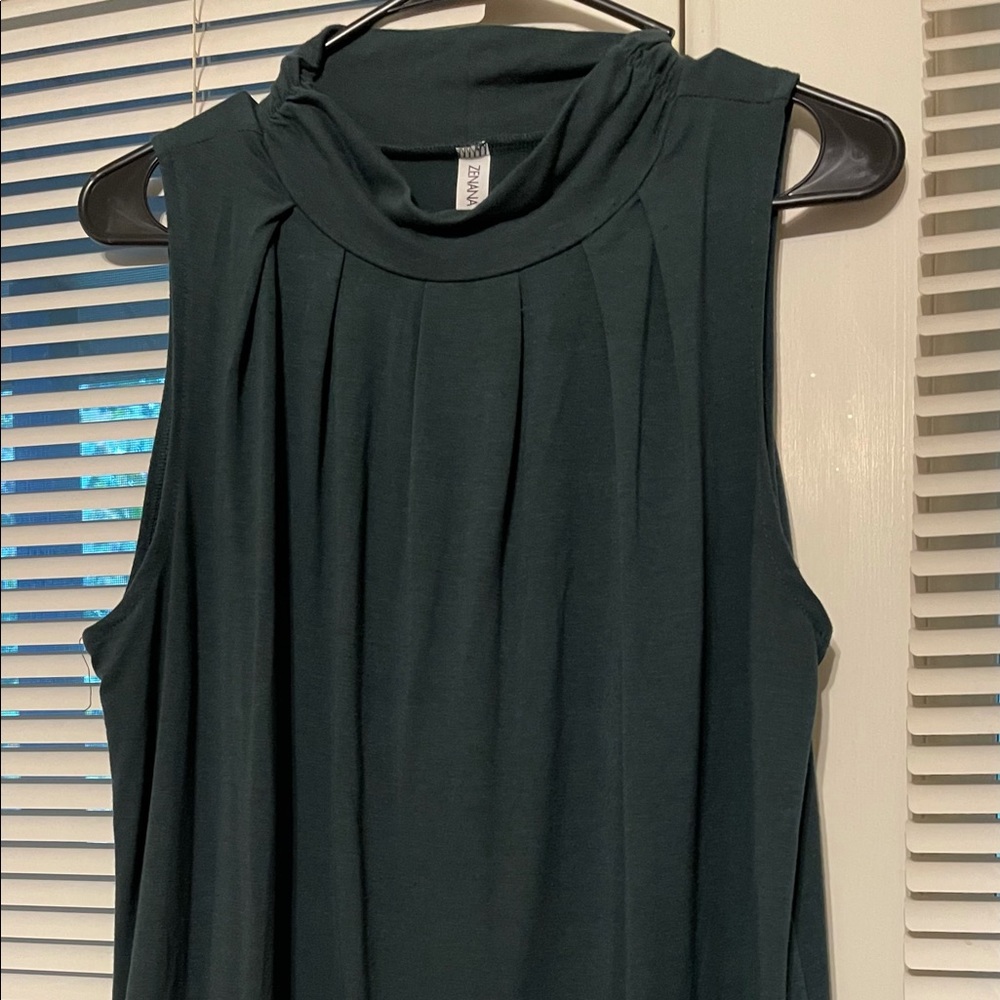 Hunter green dressy tank